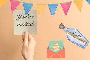 Creating kids’ party invitations